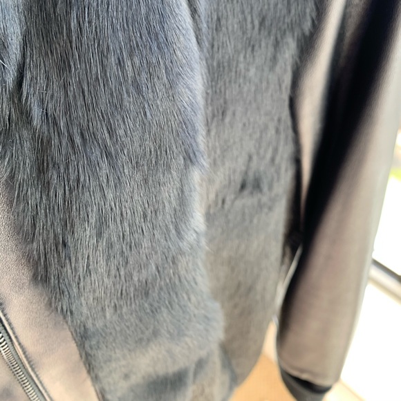Leather Fur Jacket - Picture 11 of 16